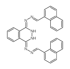 1-Naphthaldehyde,1,4-phthalazinediyldihydrazone (8CI) Structure