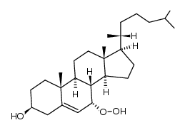 cholesterol 7-hydroperoxide结构式