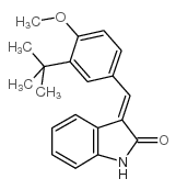 3-(3-TERT-BUTYL-4-METHOXYBENZYLIDENYL)INDOLIN-2-ONE Structure