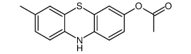 3-acetoxy-7-methyl-10H-phenothiazine结构式