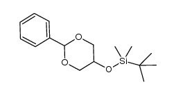 (R,S)-5-(tert-butyldimethylsilyloxy)-2-phenyl-1,3-dioxane Structure