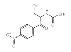 Acetamide,N-[1-(hydroxymethyl)-2-(4-nitrophenyl)-2-oxoethyl]-结构式