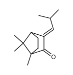 3-isobutylidene-1,7,7-trimethyl-norbornan-2-one Structure
