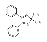 2H-Imidazole,2,2-dimethyl-4,5-diphenyl- Structure