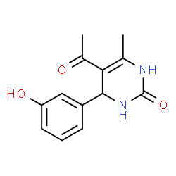 2(1H)-Pyrimidinone,5-acetyl-3,4-dihydro-4-(3-hydroxyphenyl)-6-methyl-(9CI) Structure