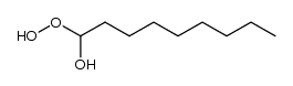 1-hydroperoxy-nonan-1-ol结构式
