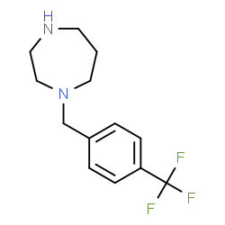 1-[4-(Trifluoromethyl)benzyl]homopiperazine结构式