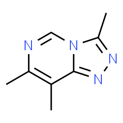 1,2,4-Triazolo[4,3-c]pyrimidine,3,7,8-trimethyl-(9CI)结构式