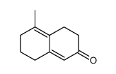 5-methyl-4,6,7,8-tetrahydro-3H-naphthalen-2-one Structure