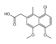 Chlor-homo-terranaphthoesaeure-dimethylether结构式