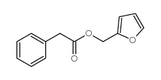 Benzeneacetic acid, 2-furanylmethyl ester Structure