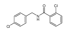 N-(4-chlorobenzyl)-2-chlorobenzamide结构式