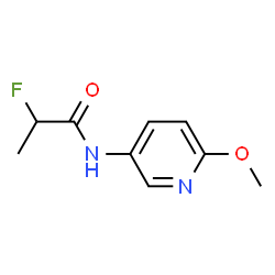 Propanamide, 2-fluoro-N-(6-methoxy-3-pyridinyl)- (9CI)结构式