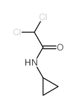2,2-dichloro-N-cyclopropyl-acetamide Structure