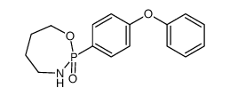 2-(4-phenoxyphenyl)-1,3,2λ5-oxazaphosphepane 2-oxide结构式