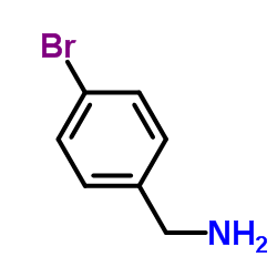 4-Bromobenzylamine structure