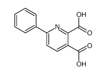 6-phenyl-2,3-pyridinedicarboxylic acid结构式