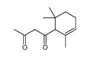 1-(2,6,6-trimethyl-2-cyclohexen-1-yl)butane-1,3-dione Structure