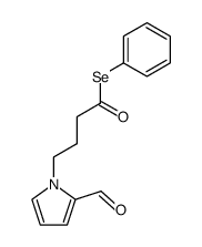 phenyl 4-(2-formyl-1H-pyrrol-1-yl)butaneselenoate结构式