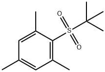 tert-butyl 2,4,6-trimethylphenyl sulfone结构式