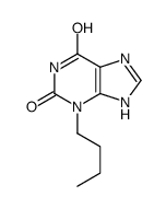 3-butyl-7H-purine-2,6-dione Structure