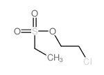 1-(2-chloroethoxysulfonyl)ethane结构式