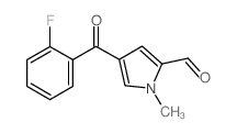 4-(2-Fluorobenzoyl)-1-methyl-1H-pyrrole-2-carbaldehyde结构式