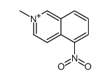 2-methyl-5-nitroisoquinolin-2-ium结构式