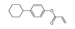 acrylic acid-(4-cyclohexyl-phenyl ester) Structure