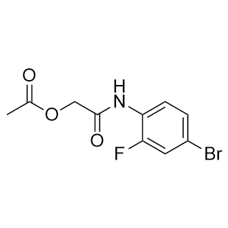 (4-Bromo-2-fluorophenylcarbamoyl)methyl acetate picture