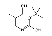 tert-Butyl(3-hydroxy-2-methylpropyl)carbamate structure