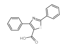 2,4-diphenylthiazole-5-carboxylic acid Structure