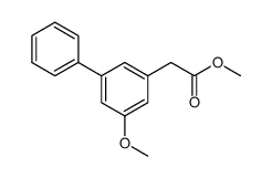 methyl 2-(5-methoxy-[1,1'-biphenyl]-3-yl)acetate Structure