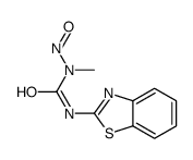 3-benzothiazol-2-yl-1-methyl-1-nitroso-urea结构式