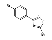 5-BROMO-3-(4-BROMOPHENYL)ISOXAZOLE structure