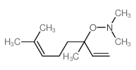 N-(3,7-dimethylocta-1,6-dien-3-yloxy)-N-methyl-methanamine结构式