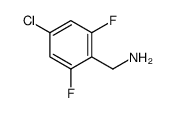 (4-Chloro-2,6-difluorophenyl)methanamine structure