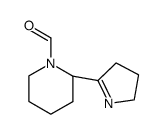2-(4,5-dihydro-3H-pyrrol-2-yl)-1-formyl-piperidine结构式