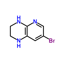 7-Bromo-1,2,3,4-tetrahydropyrido[2,3-b]pyrazine Structure