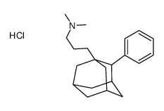N,N-dimethyl-3-(2-phenyl-1-adamantyl)propan-1-amine,hydrochloride结构式