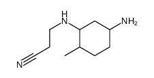 3-[(5-amino-2-methylcyclohexyl)amino]propanenitrile结构式