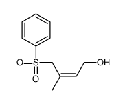 4-(benzenesulfonyl)-3-methylbut-2-en-1-ol Structure