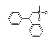 dichloro-(2,2-diphenylethyl)-methylsilane结构式