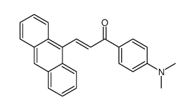 3-anthracen-9-yl-1-[4-(dimethylamino)phenyl]prop-2-en-1-one Structure