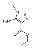 Ethyl 5-amino-1-methyl-1H-imidazole-4-carboxylate Structure