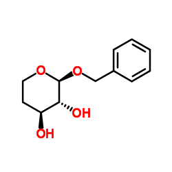 alpha-threo-Pentopyranoside, phenylmethyl 4-deoxy- (9CI) structure