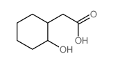 2-(2-hydroxycyclohexyl)acetic acid结构式