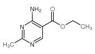 5-Pyrimidinecarboxylicacid, 4-amino-2-methyl-, ethyl ester picture
