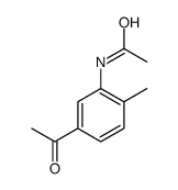 N-(5-acetyl-2-methylphenyl)acetamide Structure
