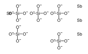 antimony(V) silicate structure